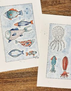 Pimparela atelier aquarelle domicile enfant